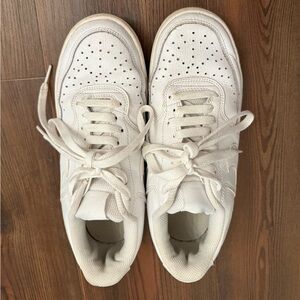 Nike White Perforated Sneakers